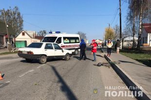 У Судилкові збили велосипедистку