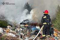 Неподалік Шепетівки горів стихійний смітник, таке вже не вперше