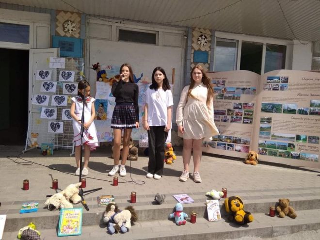 У Судилківській громаді вшанували памʼять дітей, які загинули внаслідок збройної агресії рф