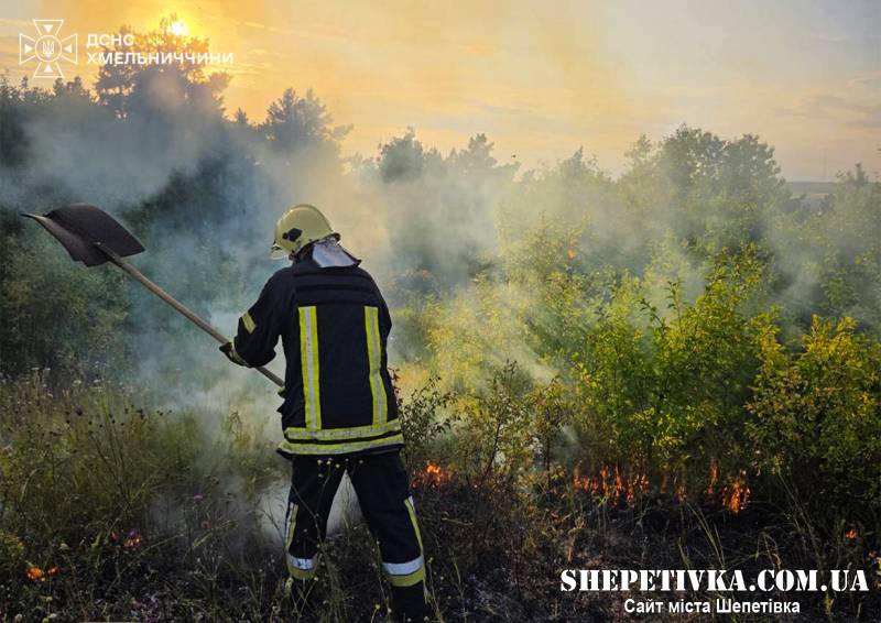 У Шепетівському районі через спалювання сухостою загинув чоловік