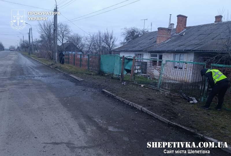 У Шепетівці внаслідок падіння уламків ракети загинув чоловік