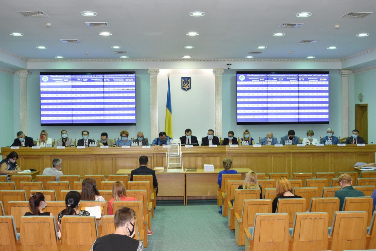ЦВК утворила та сформувала склад територіальних виборчих комісій Шепетівщини