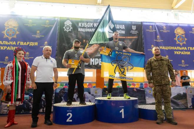 Нетішинські нацгвардійці вибороли нагороди на Кубку командувача НГУ з армрестлінгу