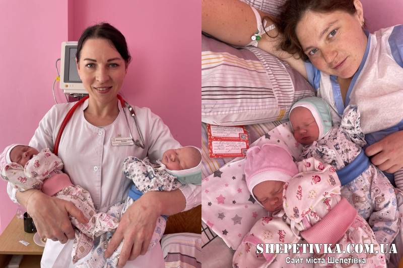 Народження життя під звуки тривоги: у шепетівській лікарні на світ з’явилися двійнята