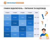 Хмельницькобленерго дало роз&#039;яснення щодо графіків відключення світла