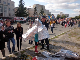 Під час дня міста рятувальники провели акцію