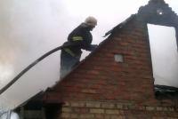 У Сульжині горіла господарча будівля