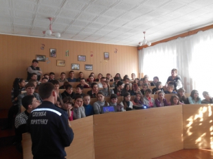 Рятувальники навчали школярів діям під час виникнення надзвичайних ситуацій