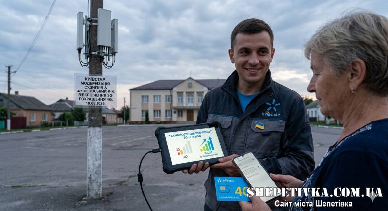 Мобільний оператор Київстар повністю відключить 3G-зв'язок на Шепетівщині